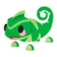 Chameleon Sticker  - Ultra-Rare from Pets Plus Sticker Pack